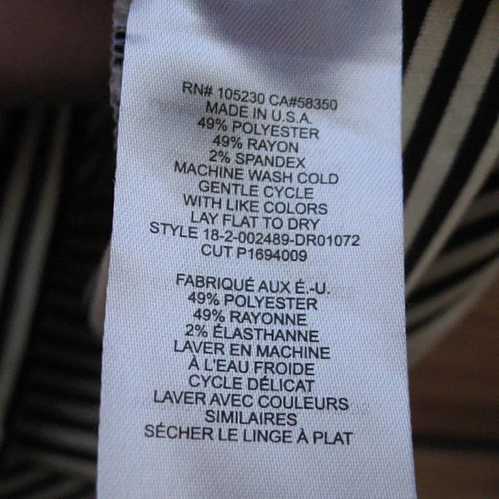 Current Elliot Stretch Striped Mini Dress - Picture 9 of 9